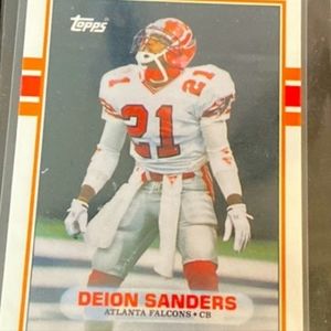 1989 Topps Deion Sanders Rookie Card